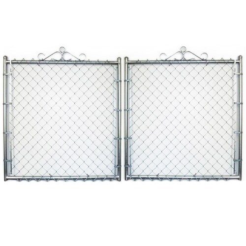 7ft H x 16ft W Steel Chain Link Fence Gate in the Chain Link Fence