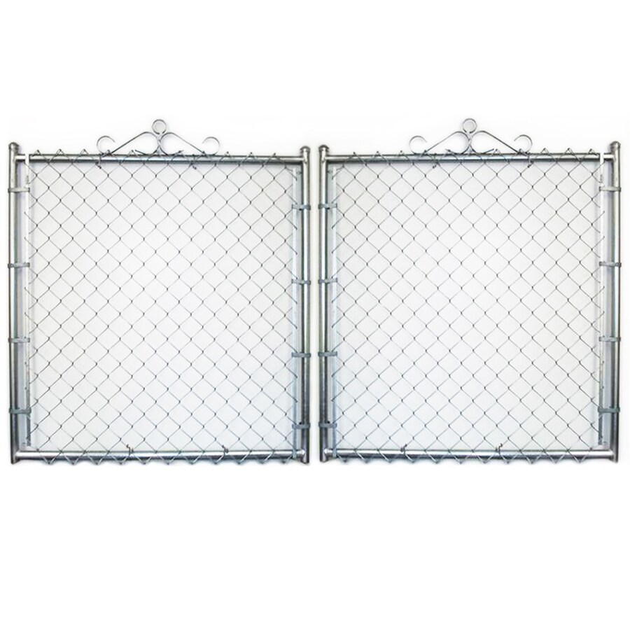  15075 Galvanized Metal Chain Link Gate with Mesh Size 2-in