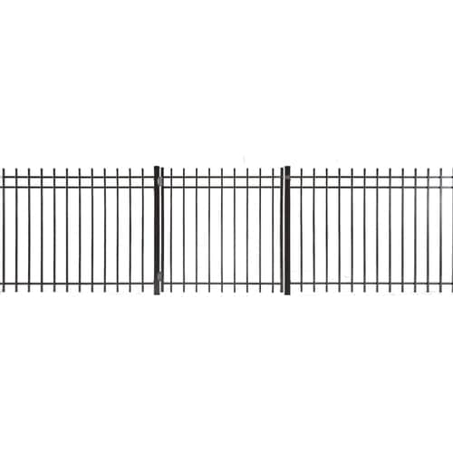 Kent 3-ft H x 3-ft W Powder Coated Vinyl-Coated Steel Walk-Thru Gate in ...