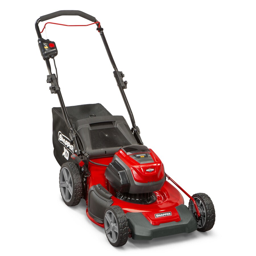 Snapper 82-Volt Brushless 21-in Push Cordless Electric Lawn Mower ...