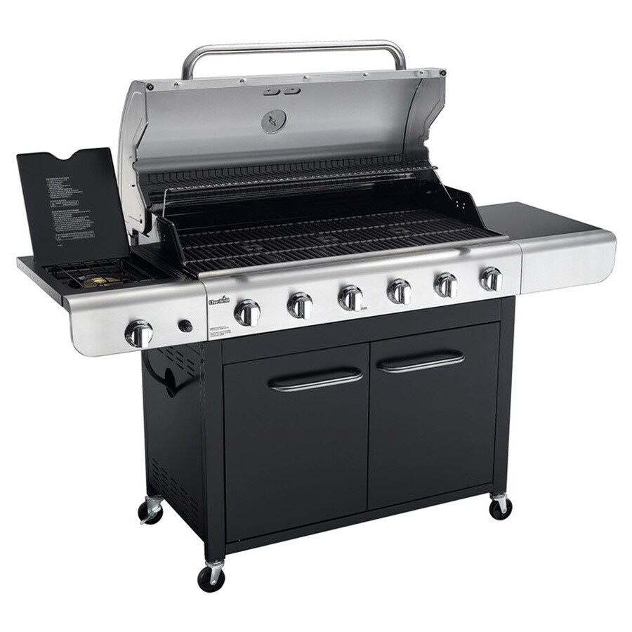 Char Broil Advantage Series Black Stainless 6 Burner Liquid