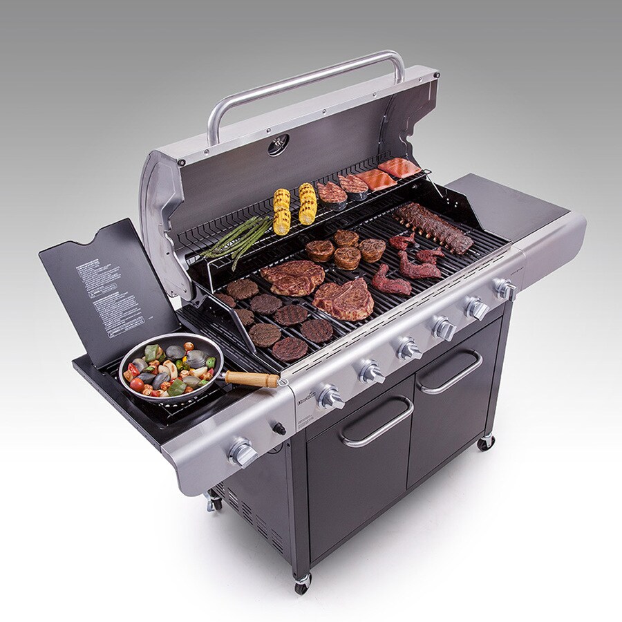 CharBroil Advantage Series Black/Stainless 6Burner Liquid Propane Gas