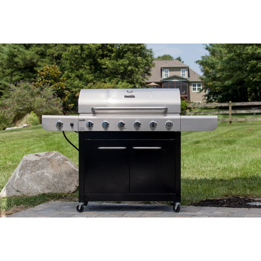 Char Broil Advantage Series Black Stainless 6 Burner Liquid