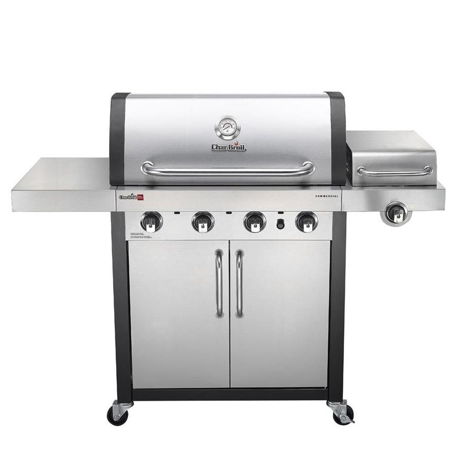 CharBroil Commercial TRUInfrared Stainless/Black 4Burner Liquid