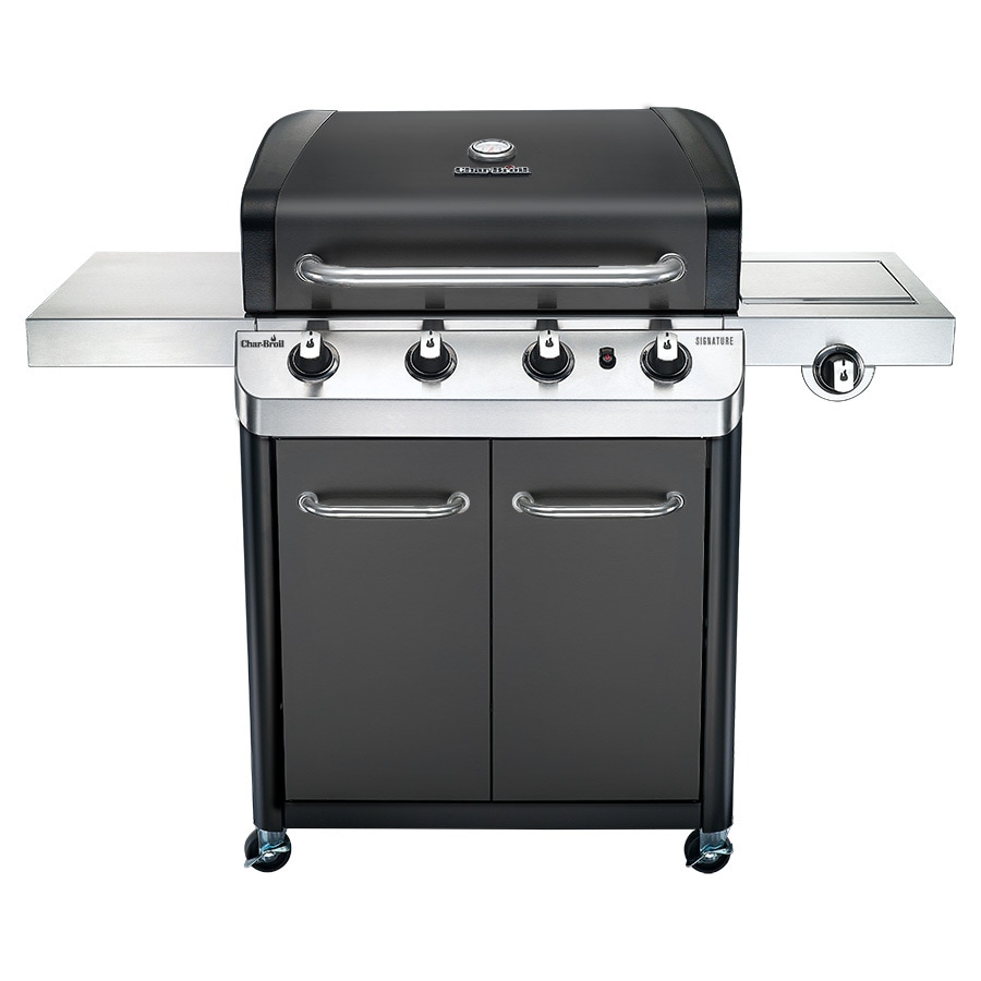 Char Broil Black and Stainless Steel 4 Burner Liquid Propane Gas