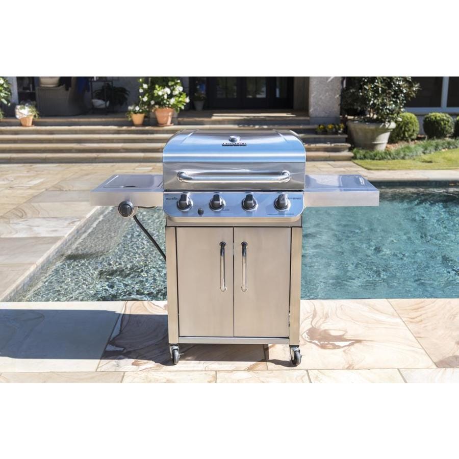 Char Broil SS PERFORMANCE 4 BURNER W CABINET at Lowes