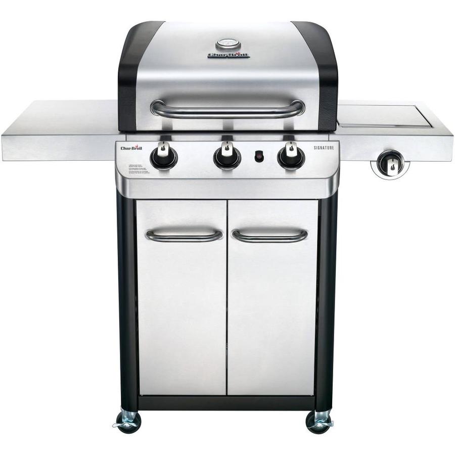 Char-Broil Signature Stainless Steel 3-Burner Liquid ...