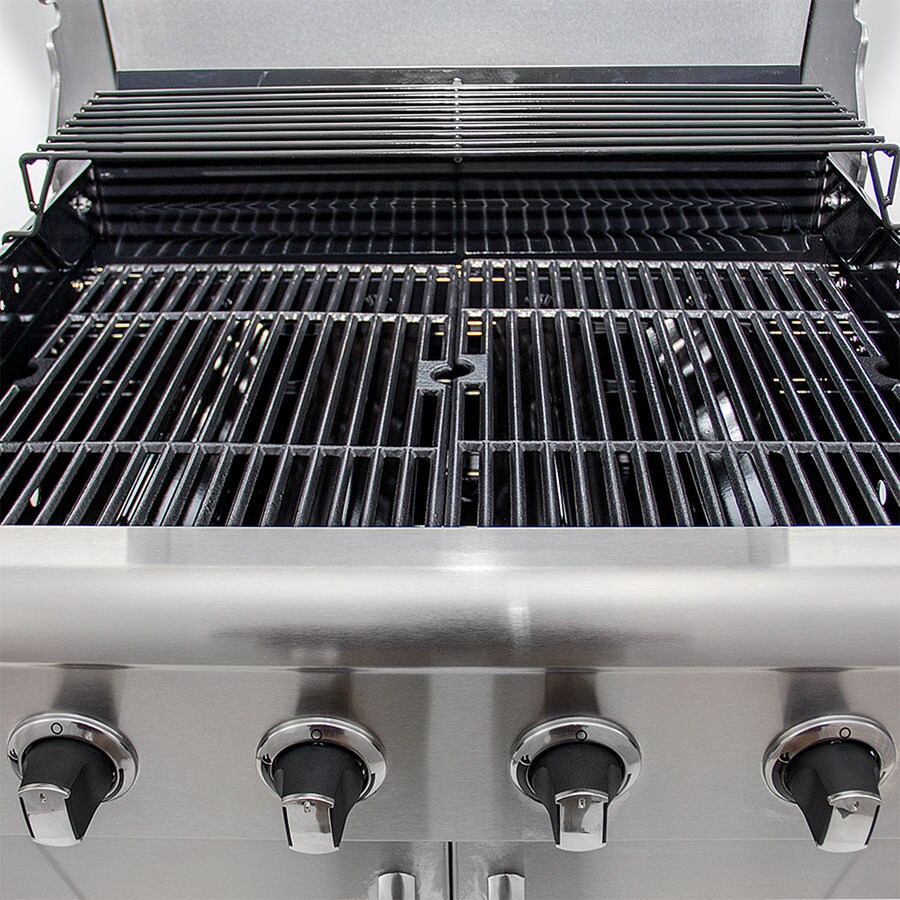 Char Broil Commercial Stainless Steel and Black 4 Burner Liquid