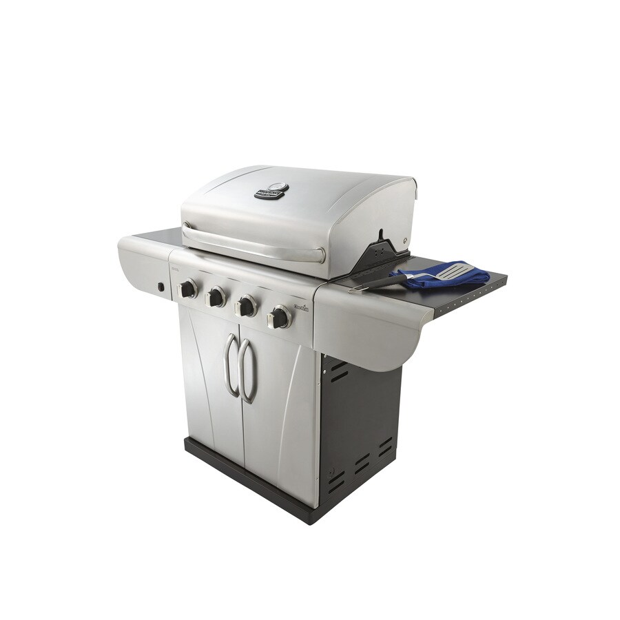 Char Broil Commercial Stainless Steel and Black 4 Burner Liquid