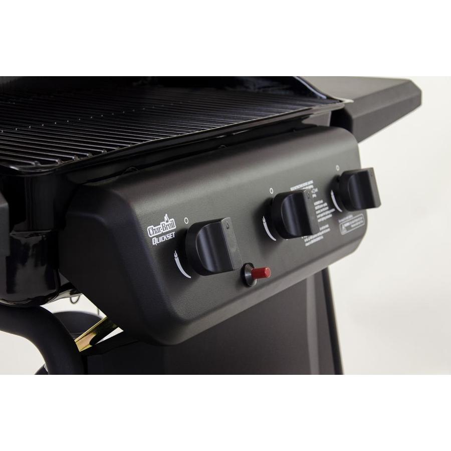 Char Broil Quickset Black 3 Burner Liquid Propane Gas Grill at