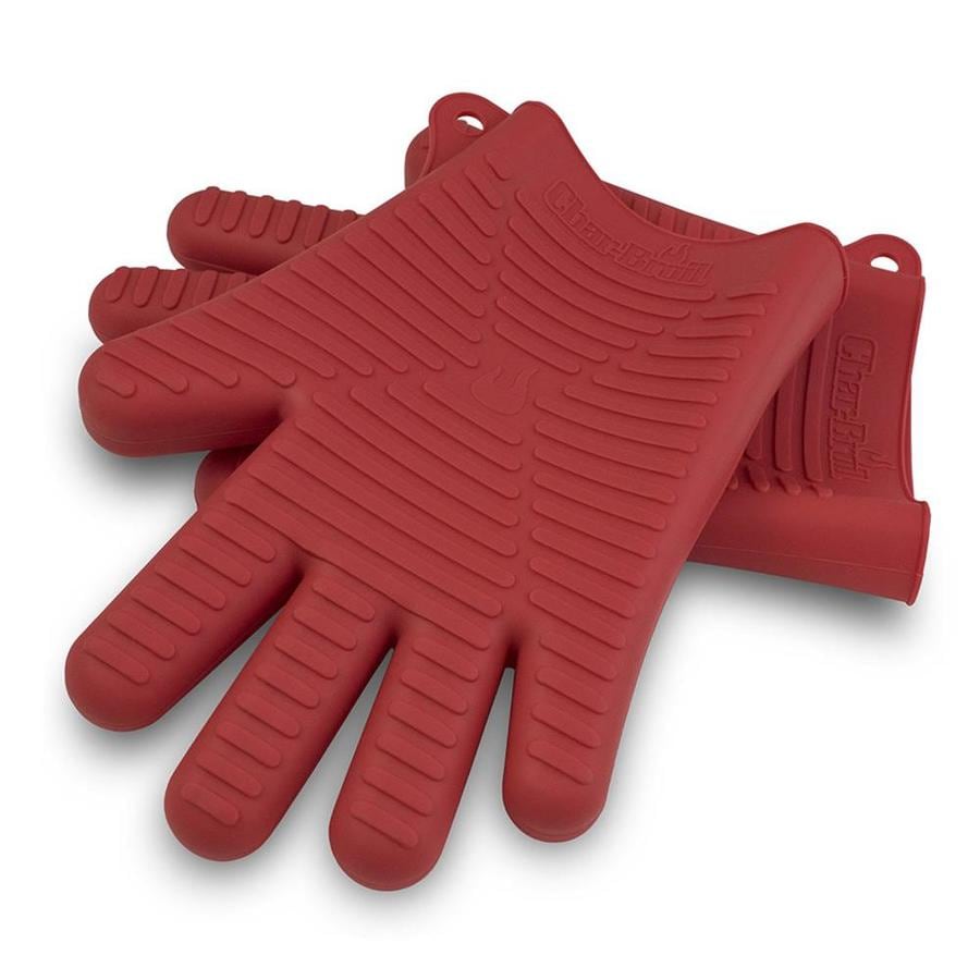 Char Broil Red Silicone Flame Retardant Grill Glove at Lowes