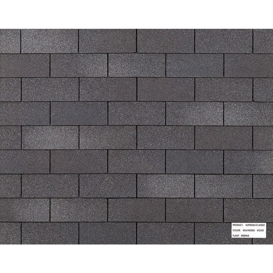 Owens Corning Clic 33 Sq Ft Weathered Wood Traditional 3 Owens Corning Clic 33 Sq Ft Weathered Wood Traditional 3 Tab Roof Shingles