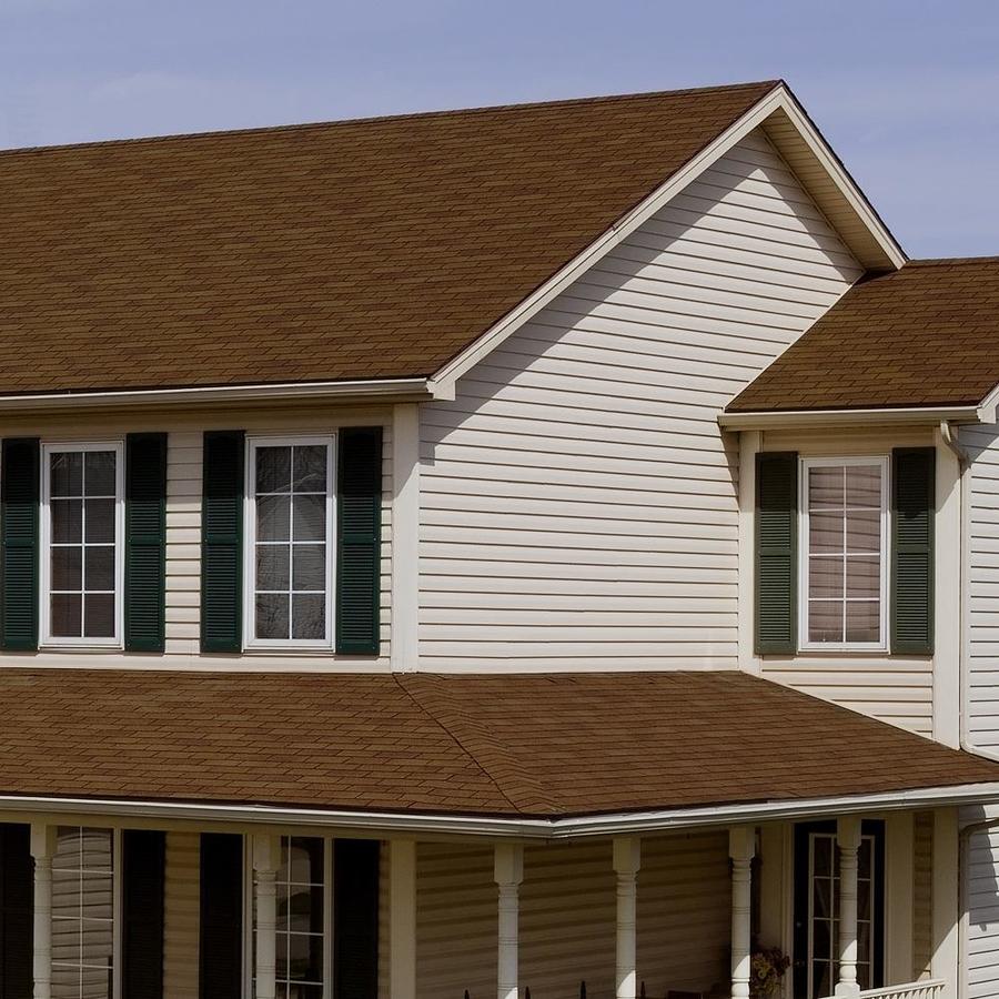 Owens Corning Supreme 33.33-sq ft Autumn Brown 3-tab Roof Shingles in ...