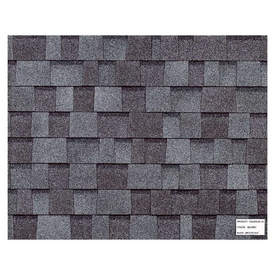 Owens Corning Laminate Quarry Gray Fiberglass Roofing Shingles at