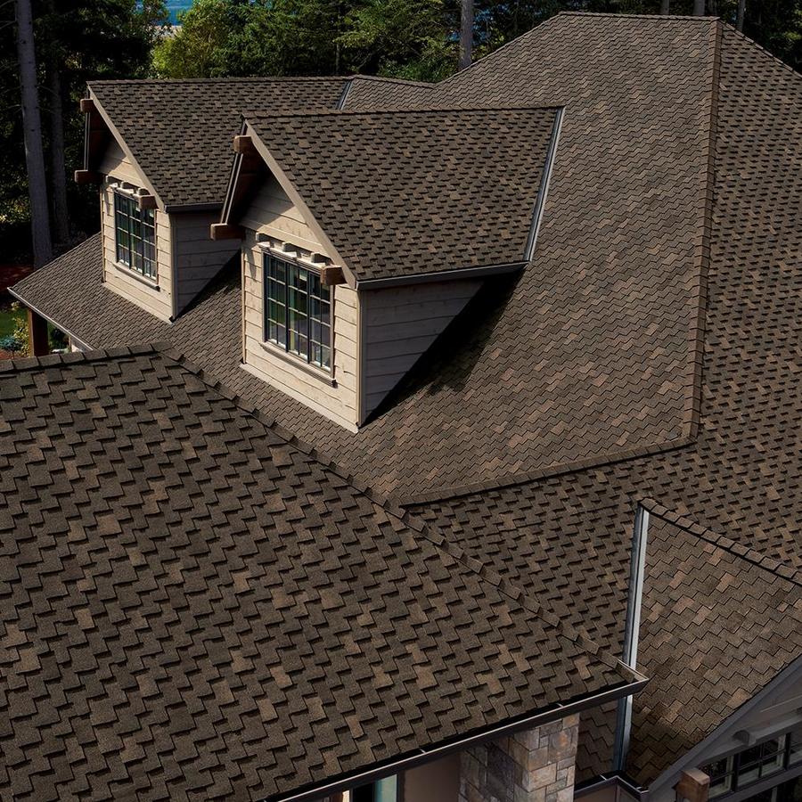 Owens Corning Woodcrest 16.67-sq ft Chestnut Laminated Architectural ...