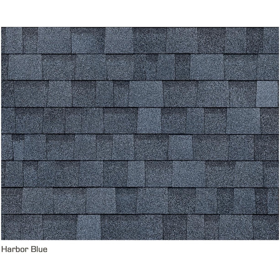 Owens Corning Duration 24.6-sq Ft Harbor Blue Laminated Architectural ...