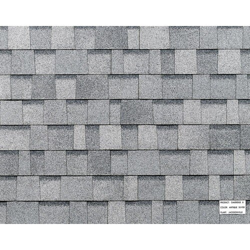 Owens Corning Laminate Antique Silver Asphalt Roofing Shingle at Lowes.com