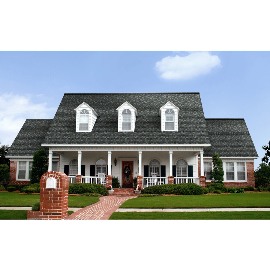 Owens Corning Duration 24.6-sq ft Slatestone Grey Laminated ...