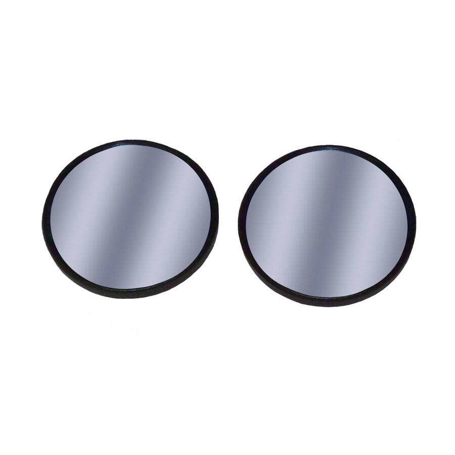 CIPA 49111 2 inch round convex blue tinted HotSpot mirrors with convenient stick-on mounting