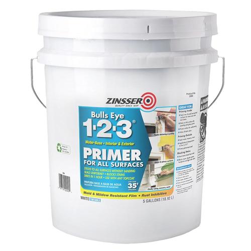 Bulls Eye 1 2 3 Interior Exterior Multi Purpose Water Based Wall And Ceiling Primer Actual Net Contents 640 Fl Oz