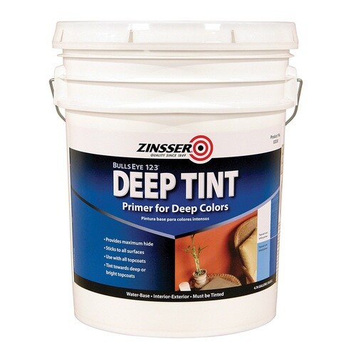 Zinsser Bulls Eye 123 Deep Tint Interior/Exterior Multipurpose Water