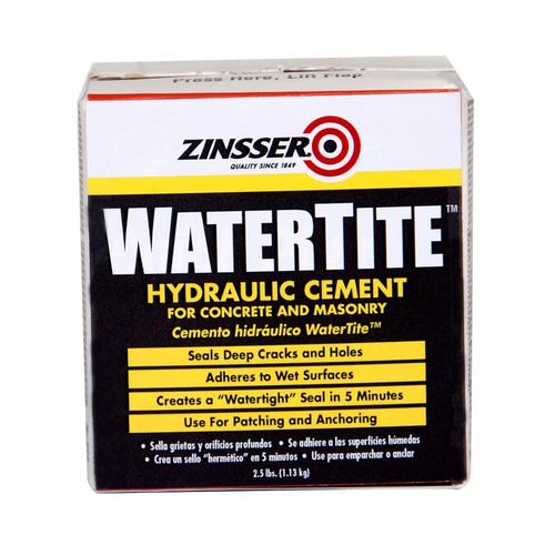 Zinsser WaterTite Hydraulic Cement Gray For Use with Concrete and For