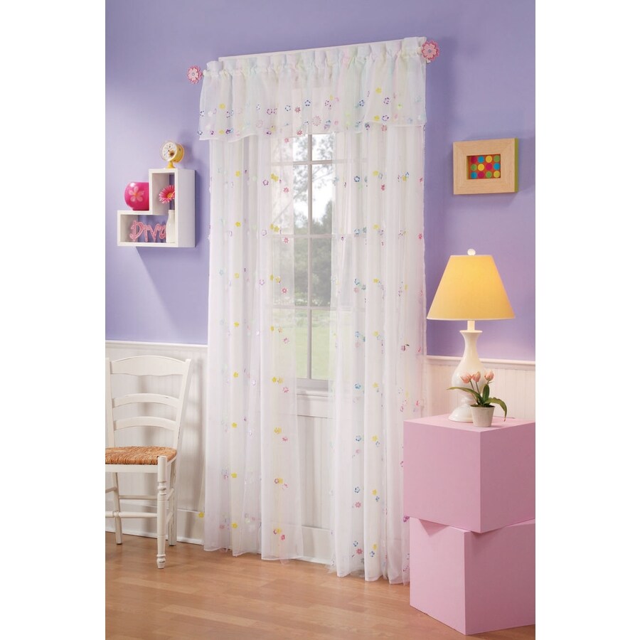 Style Selections X821  .01563KBG 63-in L Multi Streamers Curtain Panel