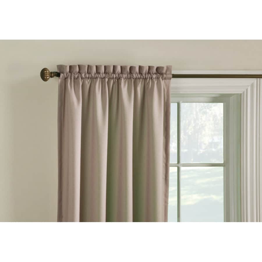 Style Selections Walker 84 In Cafe Polyester Rod Pocket Room Style Selections Walker 84 In Cafe Polyester Rod Pocket Room Darkening Thermal Lined Single Curtain Panel