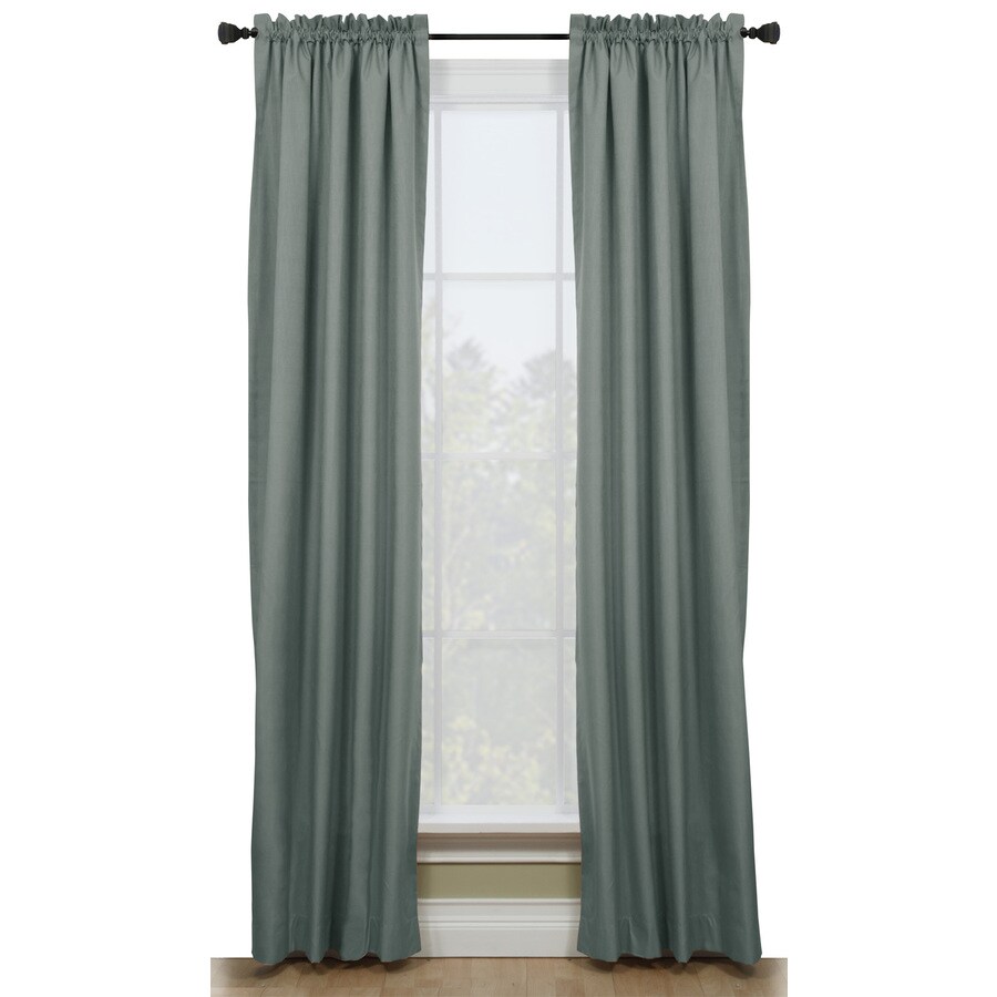 Style Selections DRP SS WALKER 40IN X 63IN BL in the Curtains