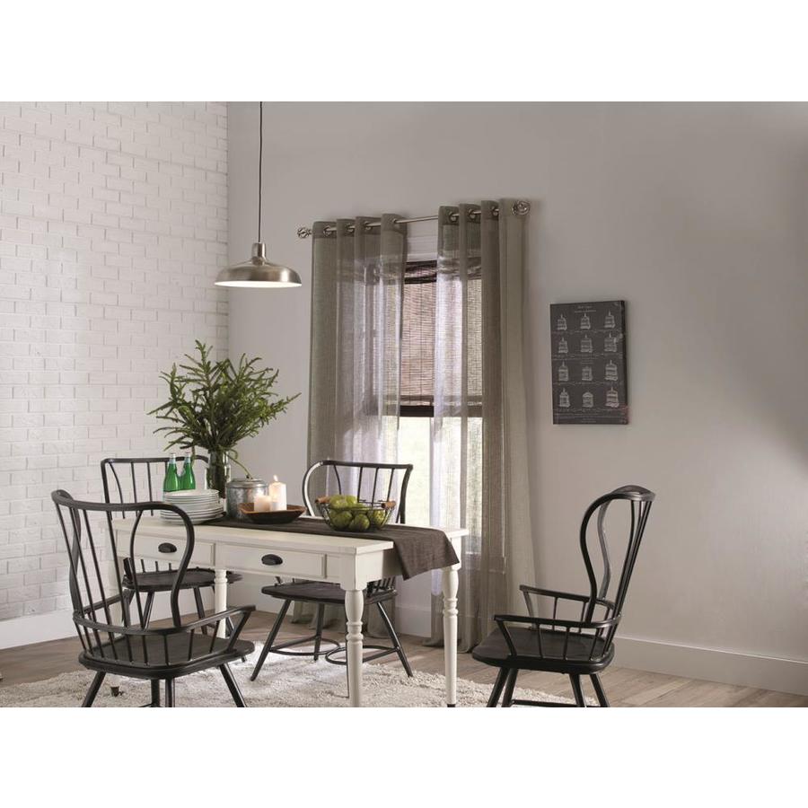 allen + roth Palma II 63-in Gray Polyester Grommet Semi-Sheer Single ...