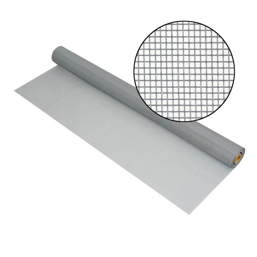 Phifer Pool and Patio 7-ft x 100-ft Silver Gray Fiberglass Screen Mesh