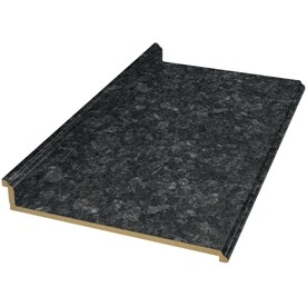 Laminate Kitchen Countertops At Lowes Vt Dimensions Formica 8 Ft Midnight Stone Etchings Straight Cut Laminate Kitchen Countertop