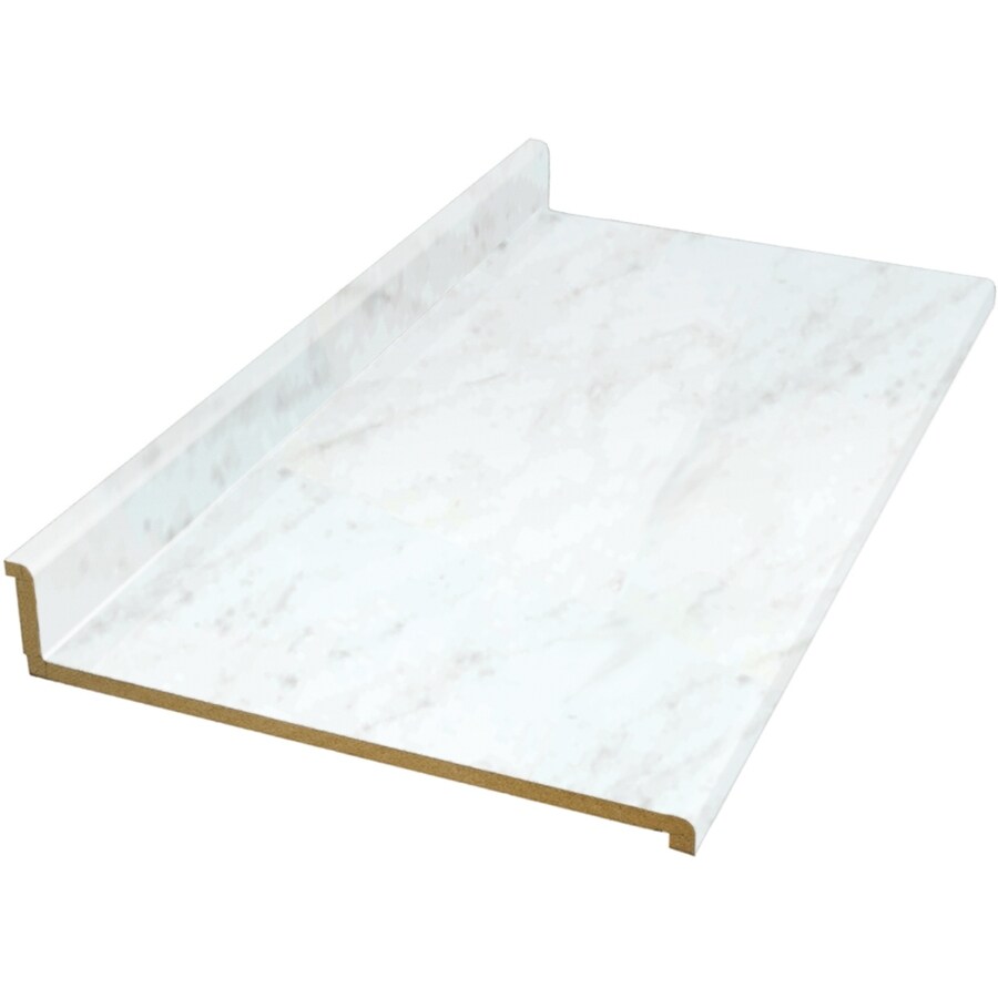 Belanger Fine Laminate Countertops 4 Ft White Carrara Straight