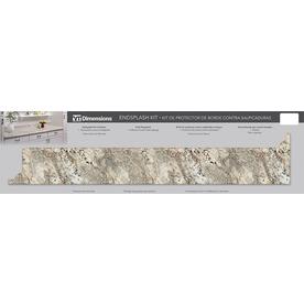 Double Radius Edge Kitchen Countertop Side Splashes At Lowes Vt Dimensions 7 5 In W X 28 H 0 75 D
