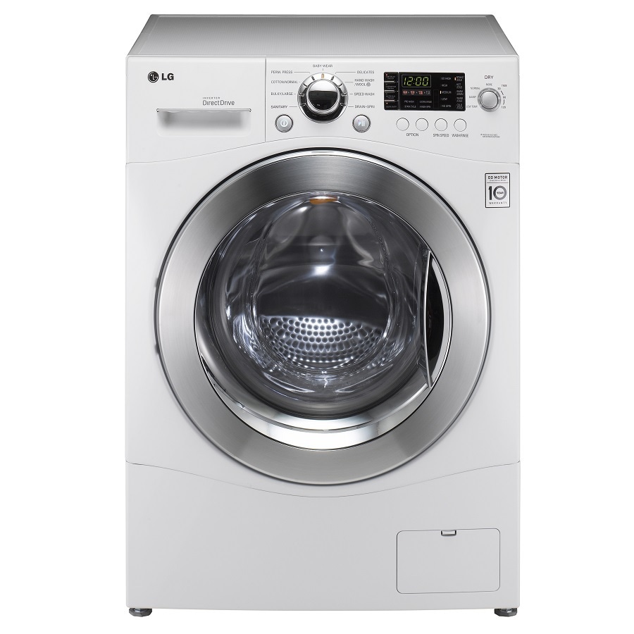 LG 2.3-cu ft Ventless Combination Washer and Dryer (White ...