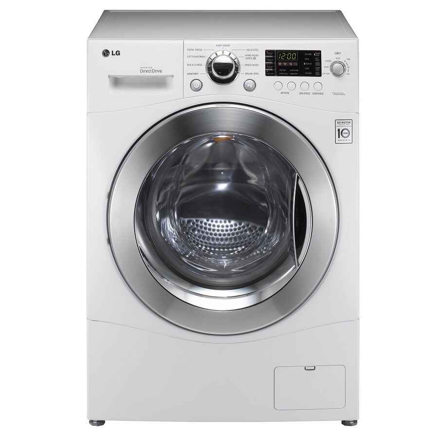 LG 2 3 cu Ft Ventless Combination Washer And Dryer White At Lowes