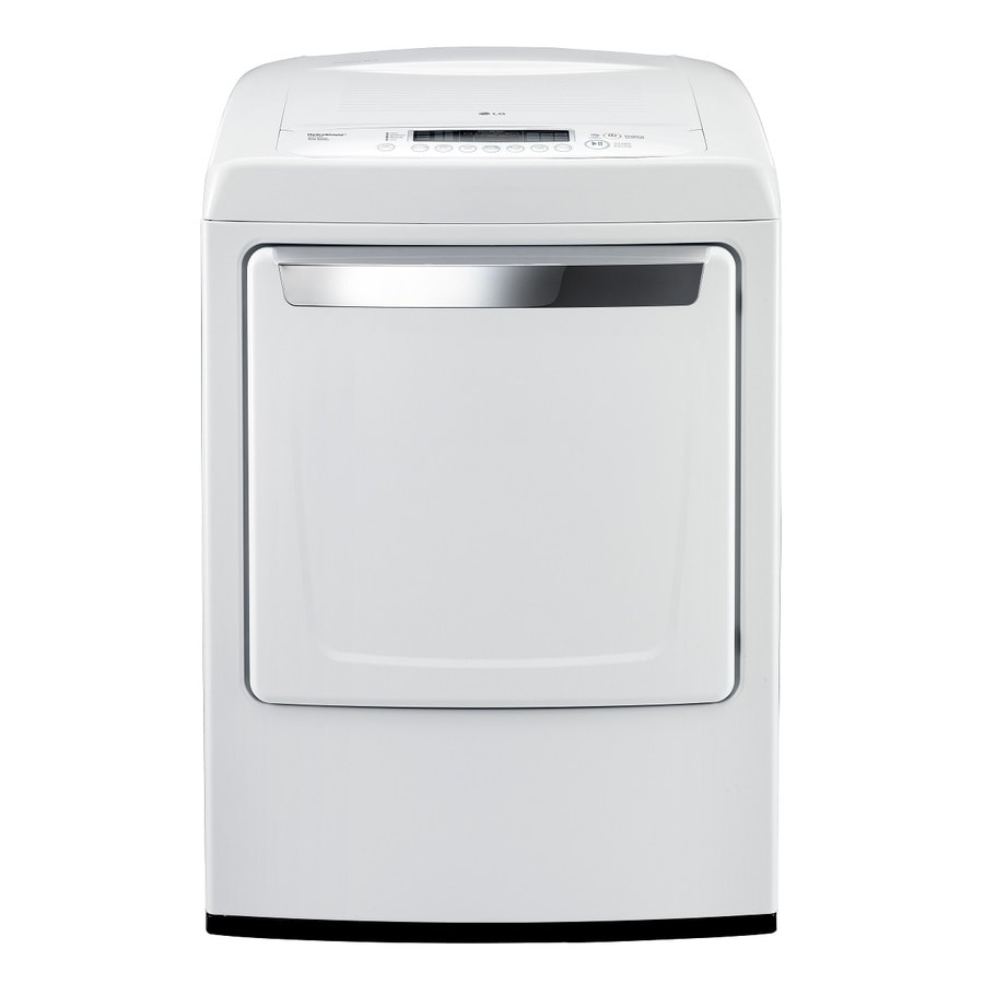 LG LG 7.3CU FT ED DLE1101W(74513 in the Electric Dryers department at