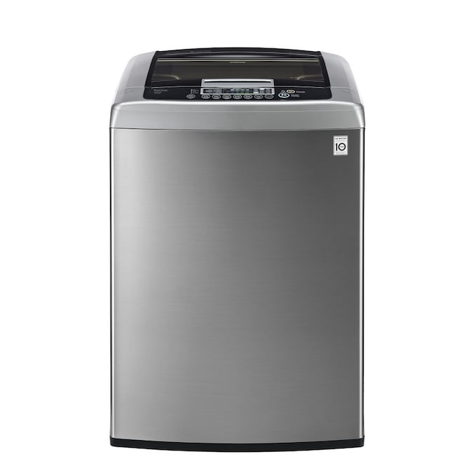 Lg 4 5 Cu Ft High Efficiency Top Load Washer Graphite Steel Energy Star In The Top Load Washers Department At Lowes Com
