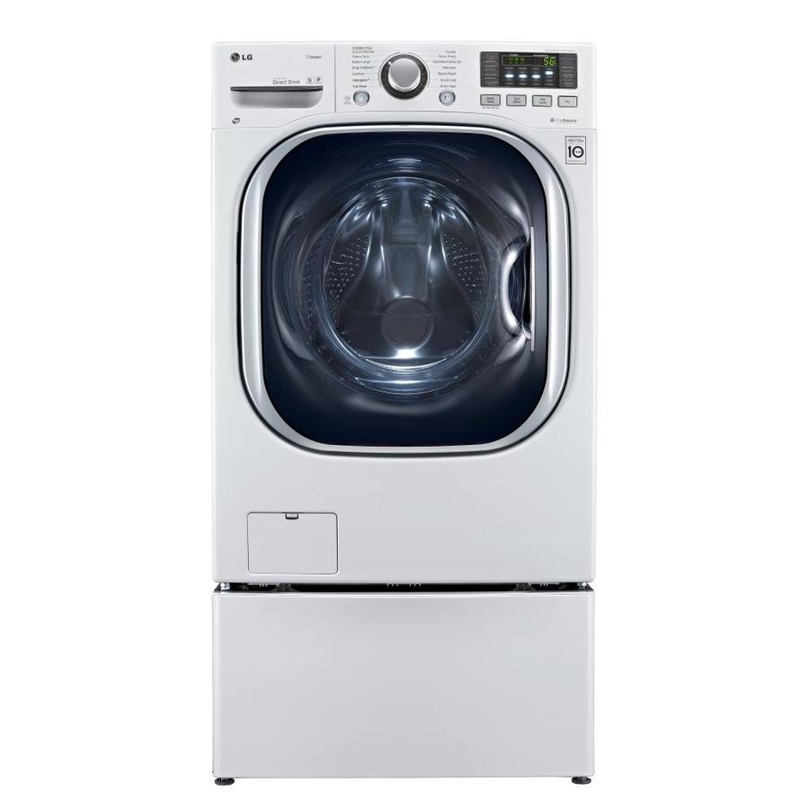 LG 4.3cu ft White Ventless Combination Washer and Dryer with Steam