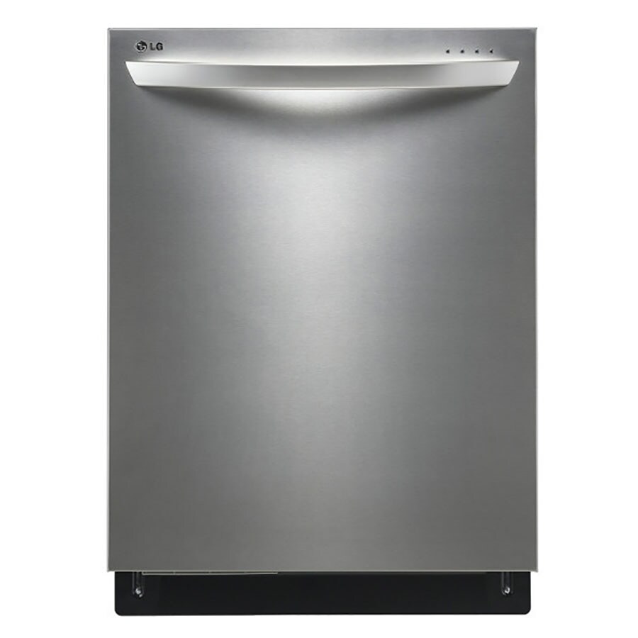 Shop LG 42-Decibel Built-in Dishwasher (Stainless Steel) (Common: 24-in Lowes Dishwasher Sale Stainless Steel