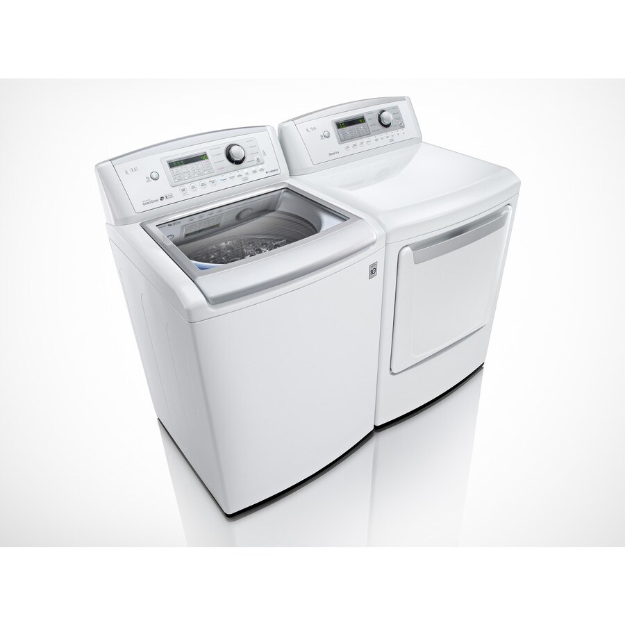 LG 4.9-cu ft High Efficiency Top-Load Washer (White) ENERGY STAR in the ...