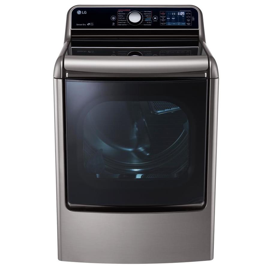 LG EasyLoad 9cu ft Electric Dryer (Graphite Steel) at