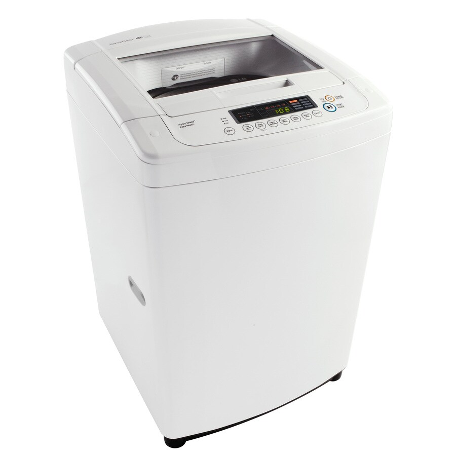 LG High Efficiency Impeller Top-Load Washer (White) in the Top-Load ...