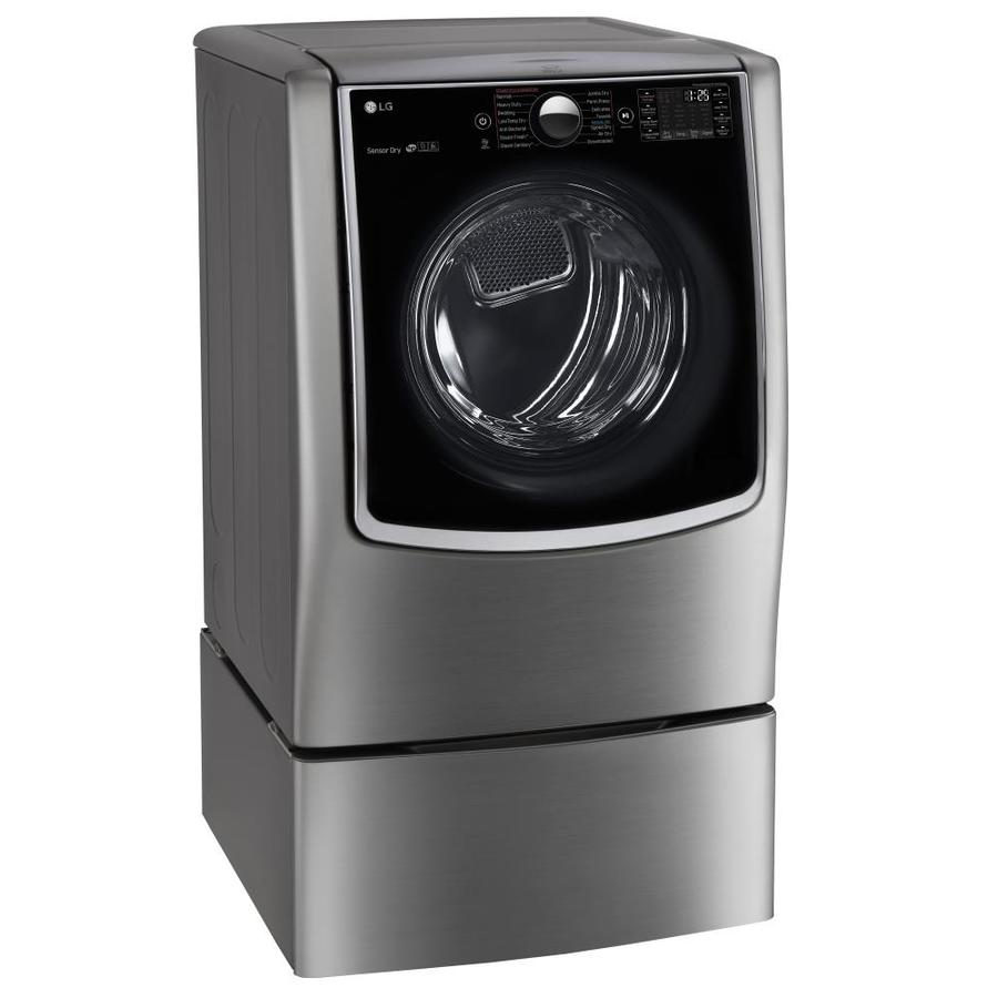 LG TurboSteam Smart WiFi Enabled 9cu ft Steam Cycle Electric Dryer