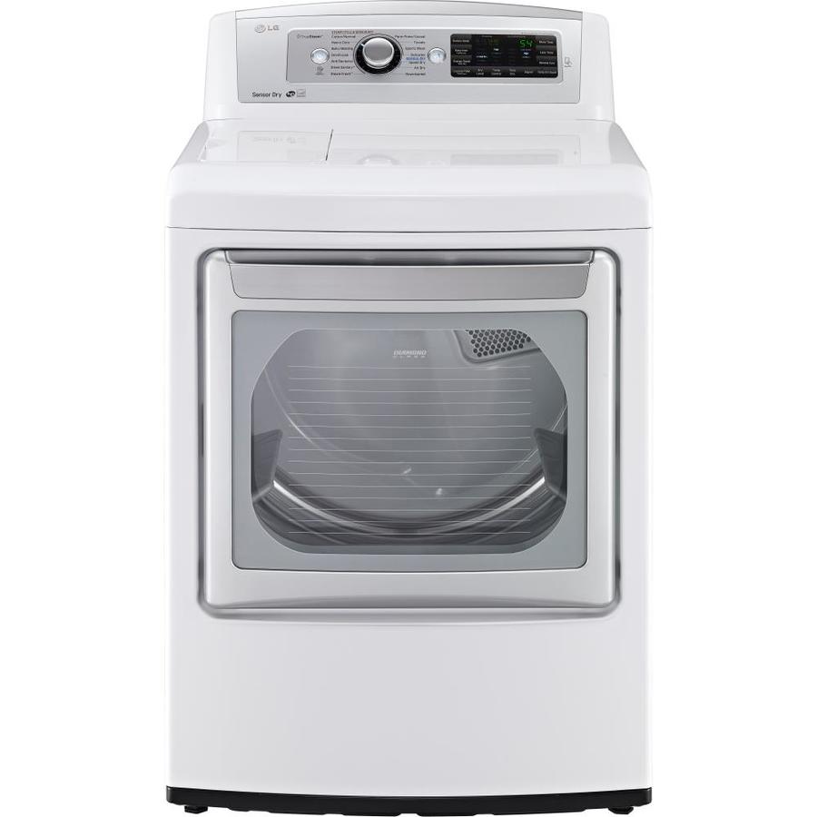 LG EasyLoad 7 3 cu Ft Electric Dryer White ENERGY STAR At Lowes