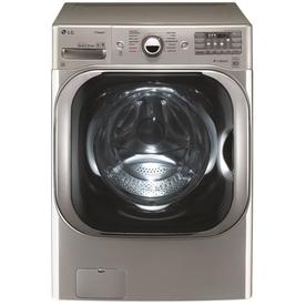 LG TWINWash Compatible 5.2-cu ft High Efficiency Stackable Front-Load Washer (Graphite Steel) ENERGY STAR