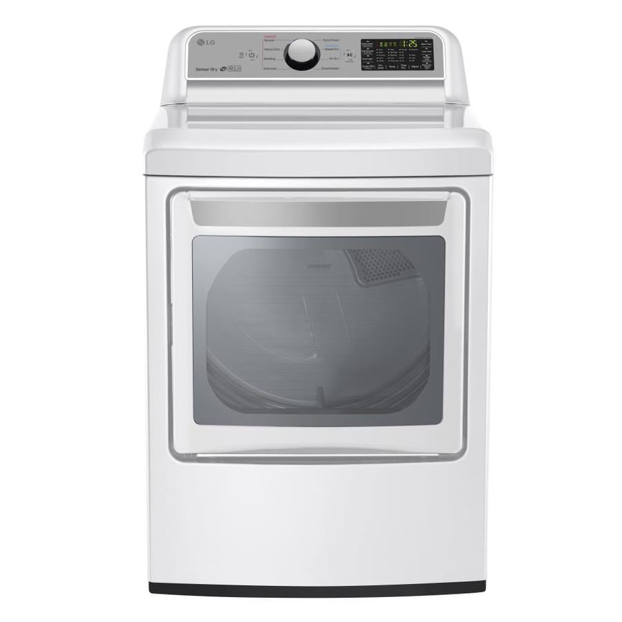 Gas Dryers At Lowes Lg 7 3 Cu Ft Gas Dryer White Energy Star