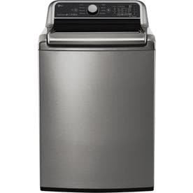 LG Smartthinq Turbowash3d 5-cu ft High Efficiency Top-Load Washer (Graphite Steel) Energy Star