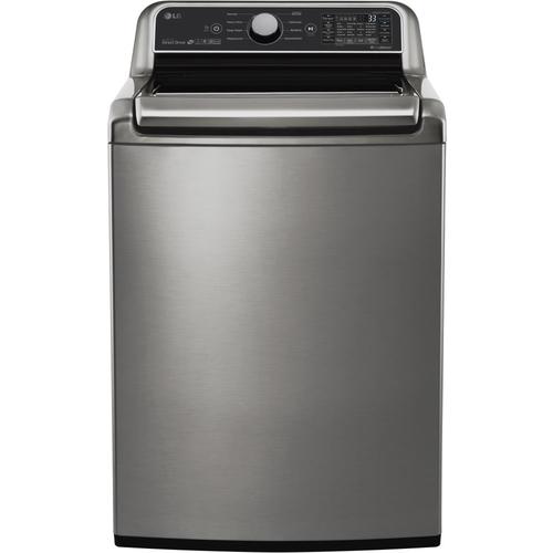 LG TurboWash 3D Smart WiFi Enabled 5cu ft High Efficiency TopLoad Washer (Graphite Steel