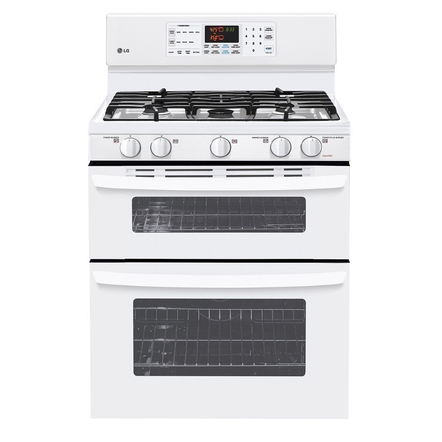 30 double oven gas range